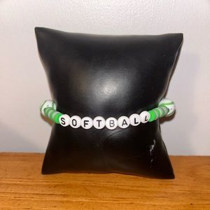 Softball Heishi Bracelet